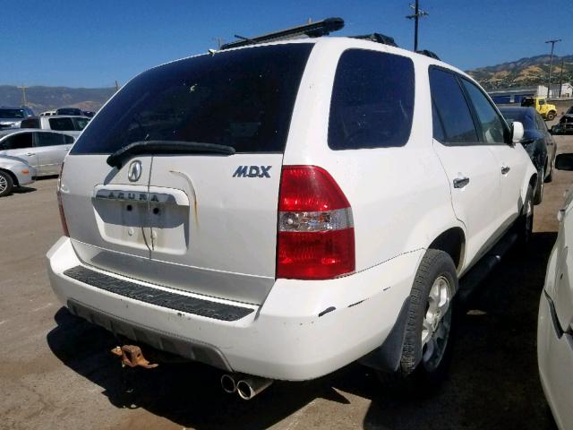 2HNYD188X2H537300 - 2002 ACURA MDX TOURIN WHITE photo 4