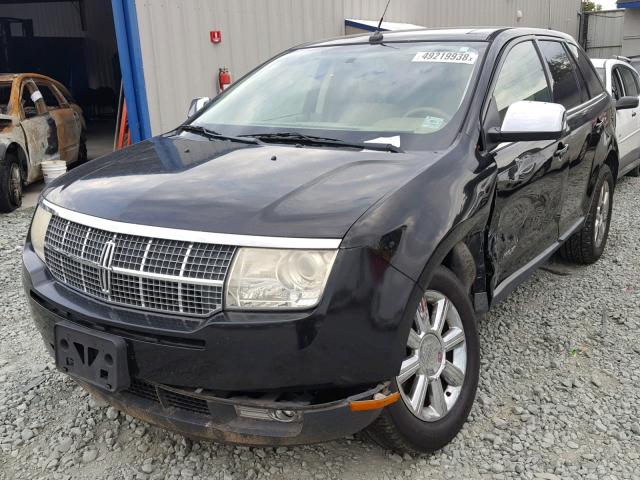 2LMDU68C87BJ31306 - 2007 LINCOLN MKX BLACK photo 2