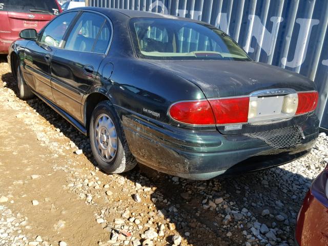 1G4HP54K614208865 - 2001 BUICK LESABRE CU GREEN photo 3