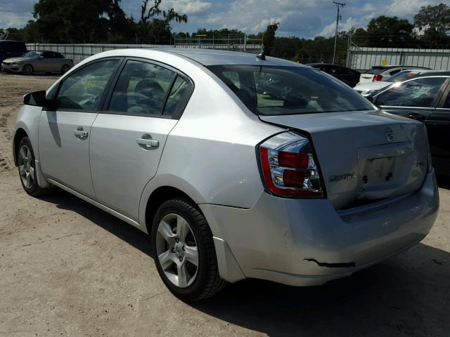 3N1AB61E67L606317 - 2007 NISSAN SENTRA 2.0 SILVER photo 3