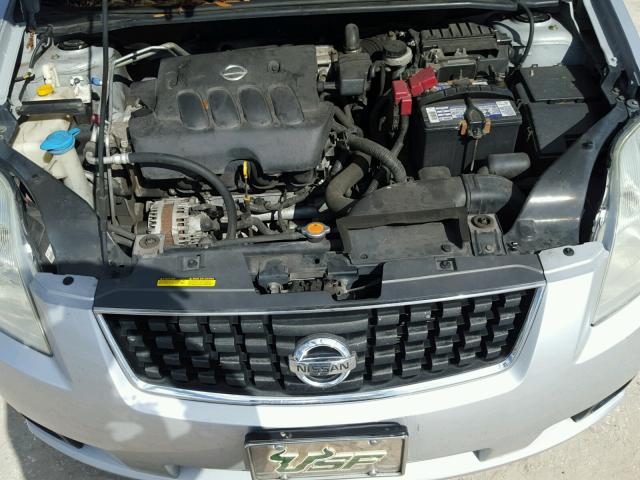 3N1AB61E67L606317 - 2007 NISSAN SENTRA 2.0 SILVER photo 7