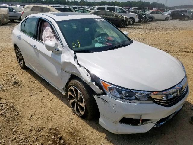 1HGCR3F87GA030894 - 2016 HONDA ACCORD EXL WHITE photo 1