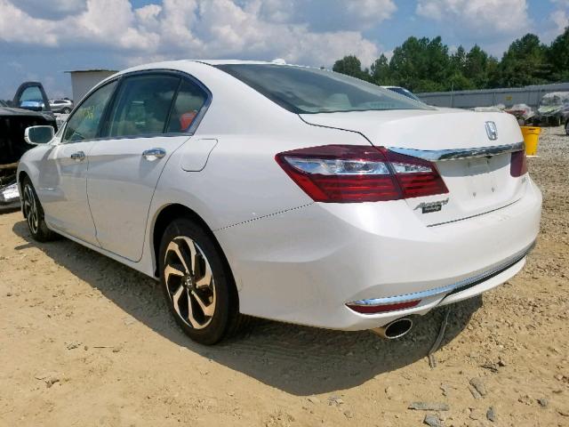 1HGCR3F87GA030894 - 2016 HONDA ACCORD EXL WHITE photo 3