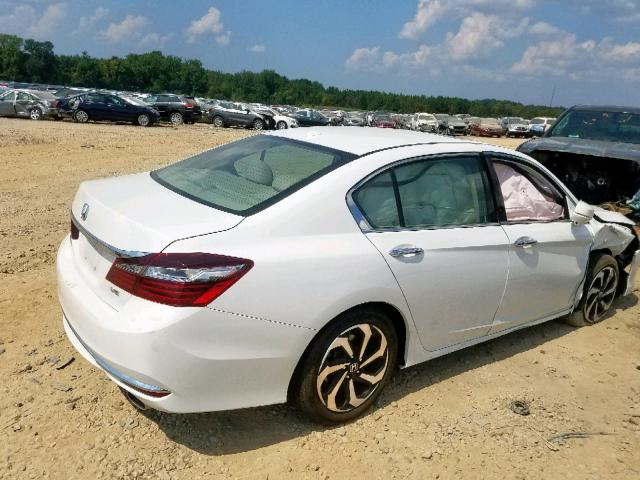 1HGCR3F87GA030894 - 2016 HONDA ACCORD EXL WHITE photo 4