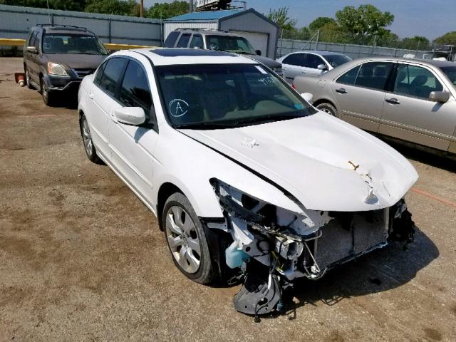 JHMCP26878C042191 - 2008 HONDA ACCORD EXL WHITE photo 1