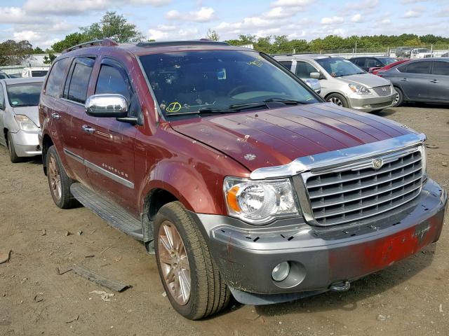 1A8HW58277F512682 - 2007 CHRYSLER ASPEN LIMI BURGUNDY photo 1