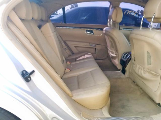 WDDNG7BB2BA367896 - 2011 MERCEDES-BENZ S 550 SILVER photo 6