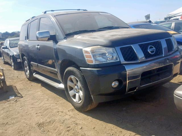 5N1AA08AX4N737306 - 2004 NISSAN ARMADA SE GREEN photo 1