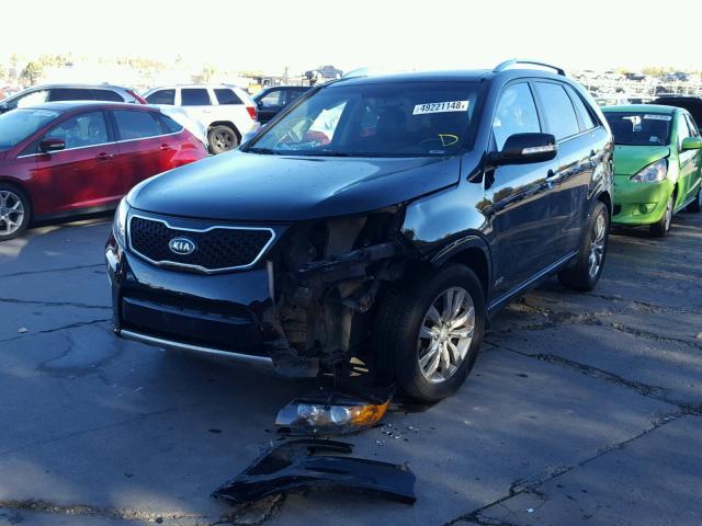 5XYKWDA23DG419751 - 2013 KIA SORENTO SX BLACK photo 2