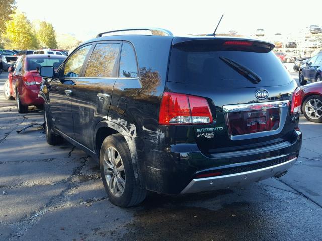 5XYKWDA23DG419751 - 2013 KIA SORENTO SX BLACK photo 3