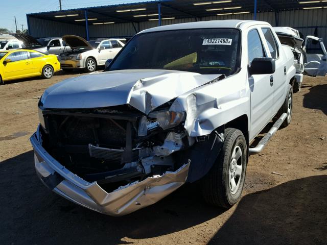 2HJYK16227H543346 - 2007 HONDA RIDGELINE SILVER photo 2