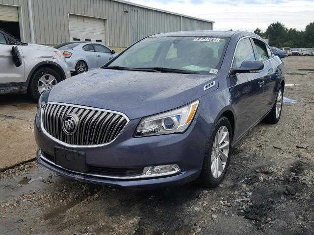 1G4GB5G3XEF176754 - 2014 BUICK LACROSSE BLUE photo 2