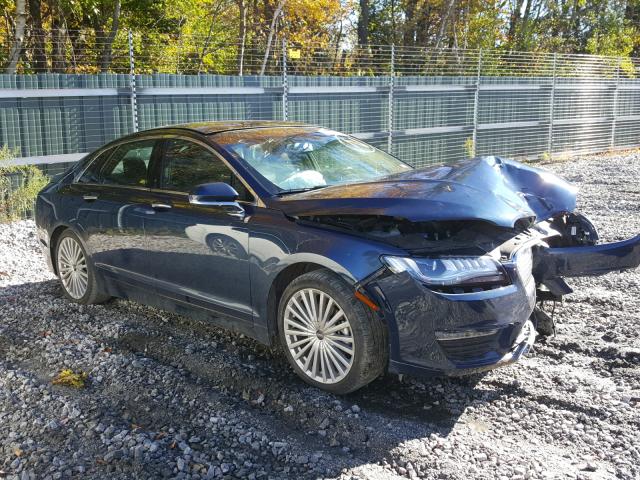 3LN6L5F9XHR601962 - 2017 LINCOLN MKZ RESERV BLUE photo 1