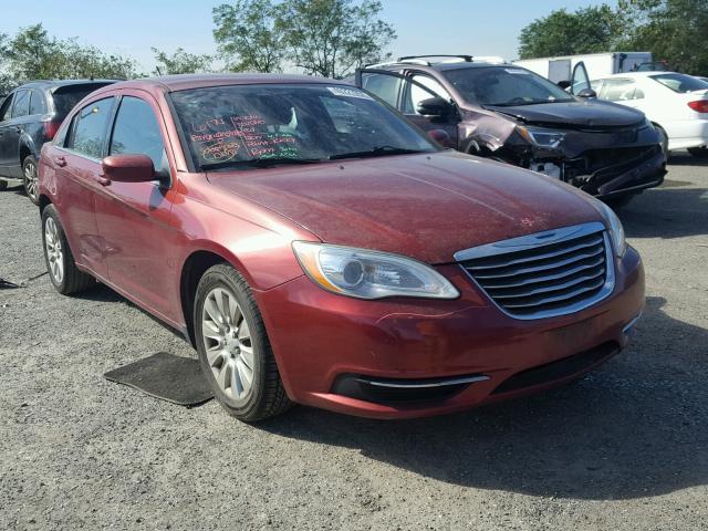 1C3CCBAB5CN320121 - 2012 CHRYSLER 200 LX RED photo 1