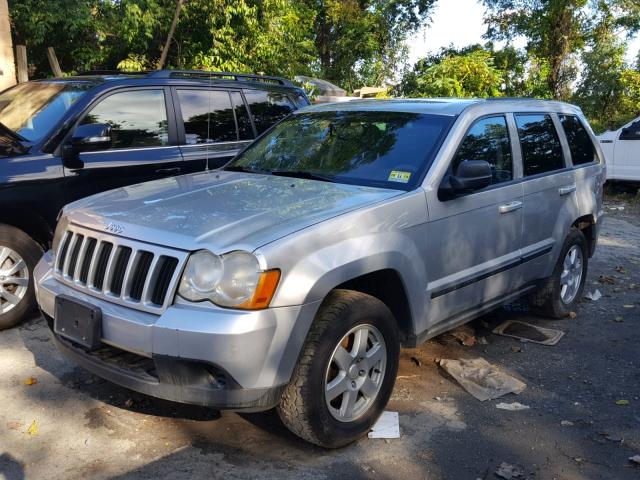 1J8GR48K18C110138 - 2008 JEEP GRAND CHER SILVER photo 2