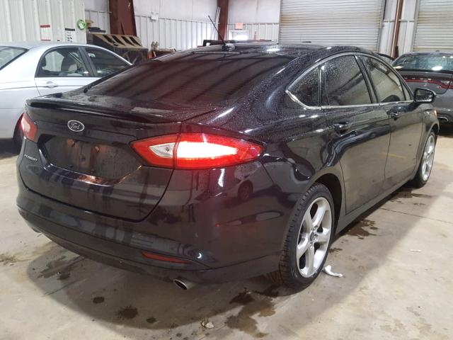 3FA6P0G73GR355009 - 2016 FORD FUSION S BLACK photo 4