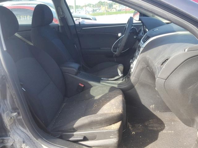 1G1ZC5EB0A4160047 - 2010 CHEVROLET MALIBU 1LT 灰色 照片 5