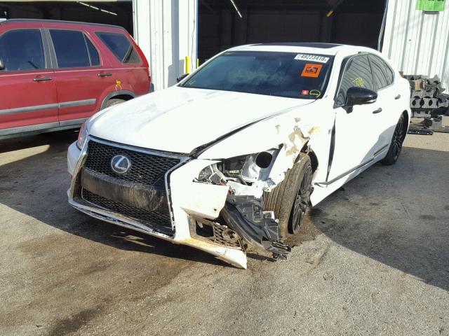 JTHBL5EF7F5133875 - 2015 LEXUS LS 460 WHITE photo 2