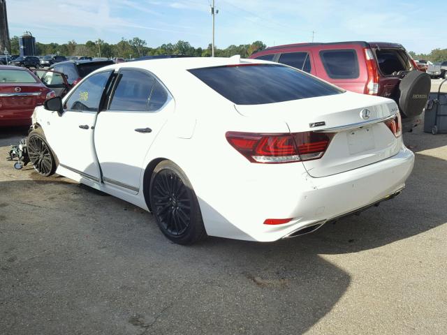 JTHBL5EF7F5133875 - 2015 LEXUS LS 460 WHITE photo 3