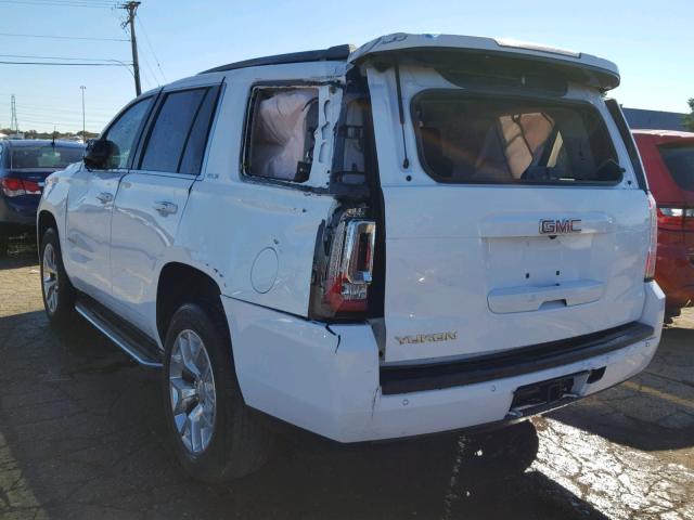 1GKS2AKC9GR360278 - 2016 GMC YUKON SLE WHITE photo 3