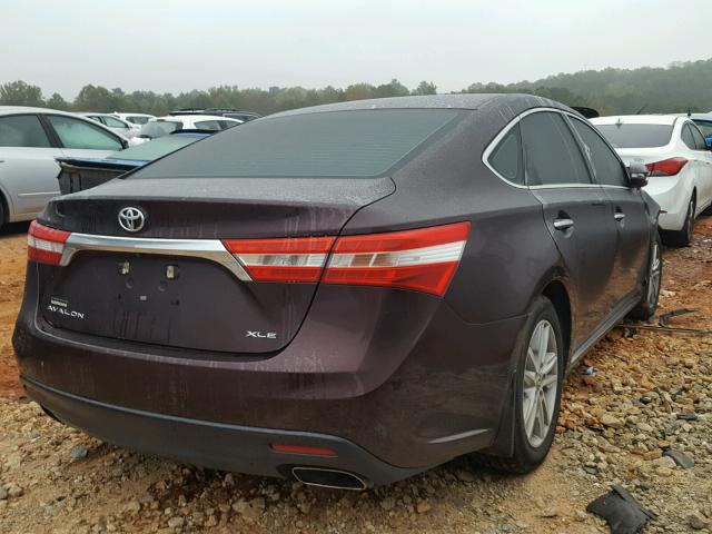 4T1BK1EB1DU033697 - 2013 TOYOTA AVALON BAS PURPLE photo 4