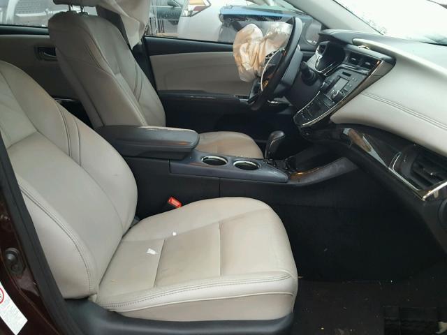 4T1BK1EB1DU033697 - 2013 TOYOTA AVALON BAS PURPLE photo 5