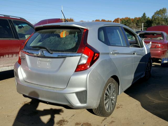 3HGGK5H82FM771082 - 2015 HONDA FIT EX SILVER photo 4