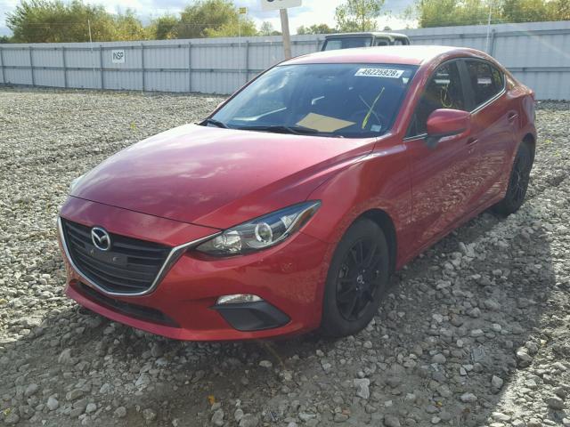 3MZBM1V77GM239767 - 2016 MAZDA 3 TOURING RED photo 2