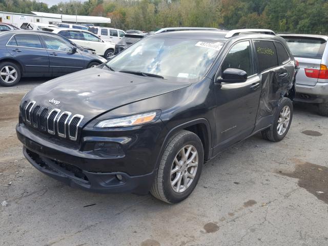 1C4PJMCB6FW733837 - 2015 JEEP CHEROKEE L BLACK photo 2