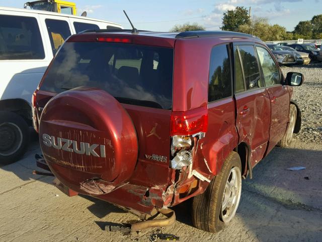 JS3TE947384101078 - 2008 SUZUKI GRAND VITA RED photo 4