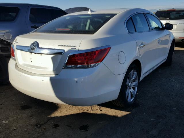 1G4GD5GG4AF272905 - 2010 BUICK LACROSSE C WHITE photo 4