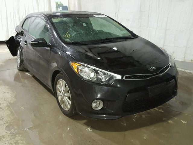 KNAFX6A88G5583358 - 2016 KIA FORTE EX BLACK photo 1