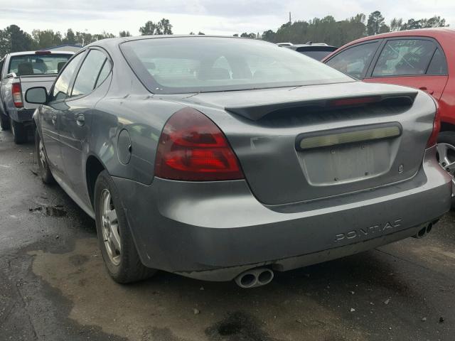 2G2WP522141363679 - 2004 PONTIAC GRAND PRIX GRAY photo 3