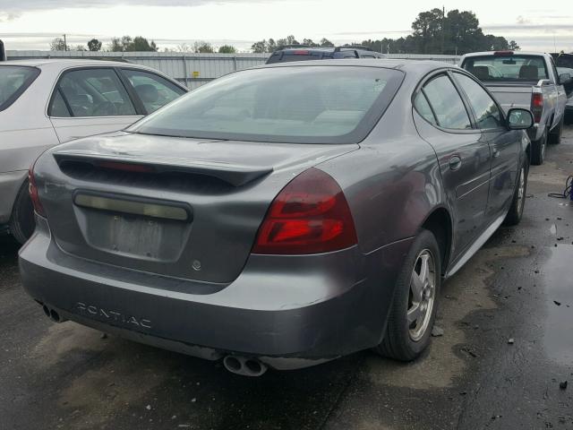 2G2WP522141363679 - 2004 PONTIAC GRAND PRIX GRAY photo 4