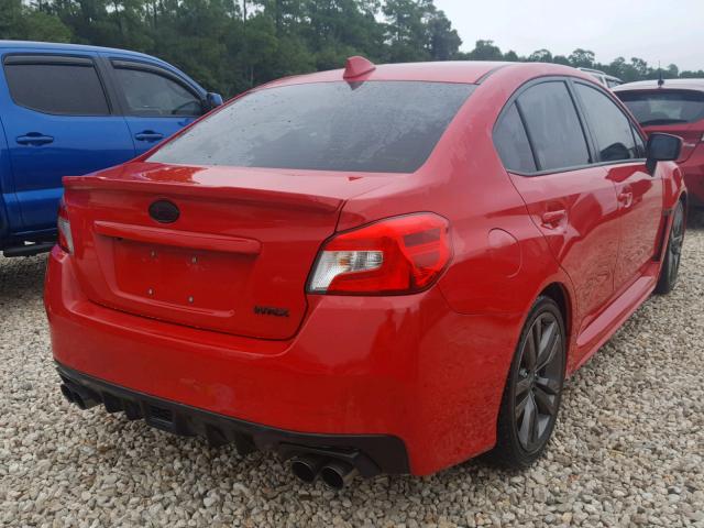 JF1VA1E67G9821078 - 2016 SUBARU WRX PREMIU RED photo 4