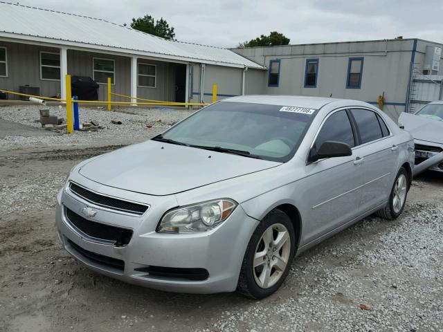 1G1ZB5E15BF212398 - 2011 CHEVROLET MALIBU LS SILVER photo 2