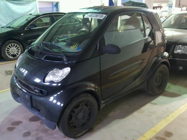 WMEAJ00F85J190350 - 2005 SMART FORTWO BLACK photo 2