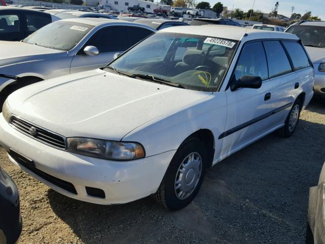 4S3BK4352V7322641 - 1997 SUBARU LEGACY L WHITE photo 2