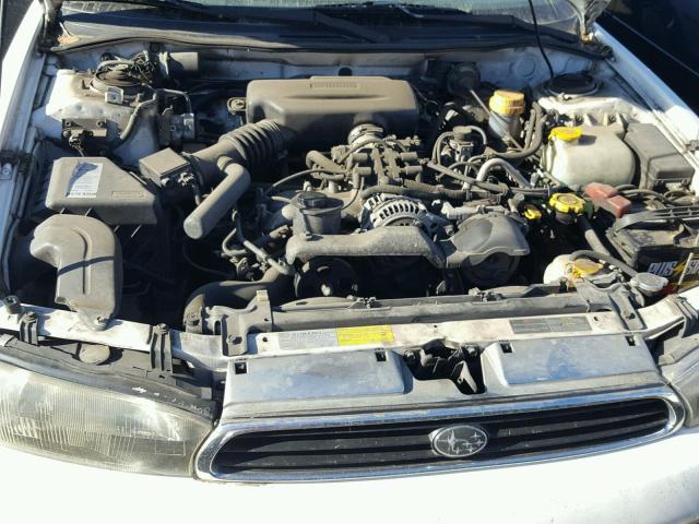 4S3BK4352V7322641 - 1997 SUBARU LEGACY L WHITE photo 7