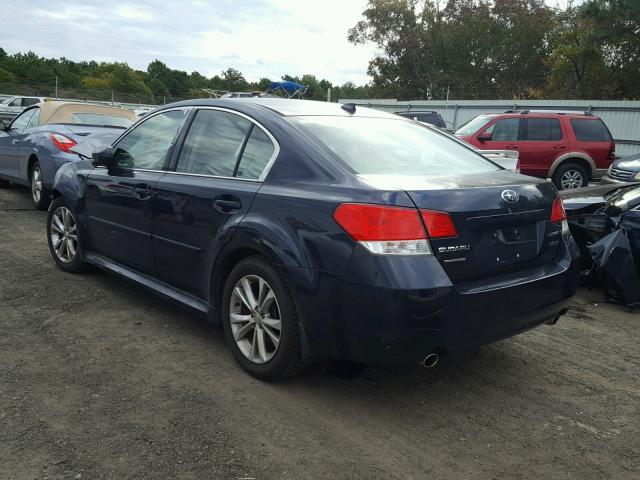 4S3BMDJ65D2036395 - 2013 SUBARU LEGACY 3.6 BLUE photo 3