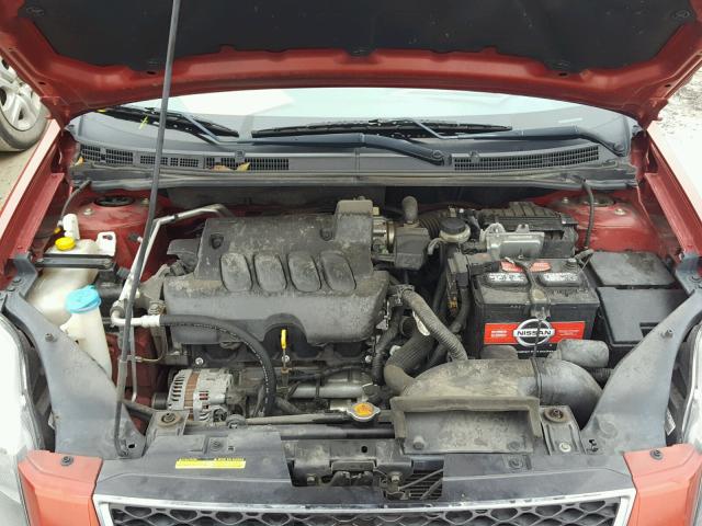 3N1AB6AP1AL670970 - 2010 NISSAN SENTRA 2.0 RED photo 7