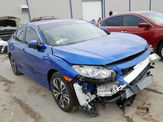 JHMFC1F74JX021159 - 2018 HONDA CIVIC EXL 蓝色 照片 1