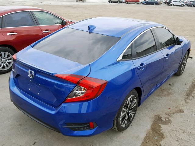 JHMFC1F74JX021159 - 2018 HONDA CIVIC EXL 蓝色 照片 4
