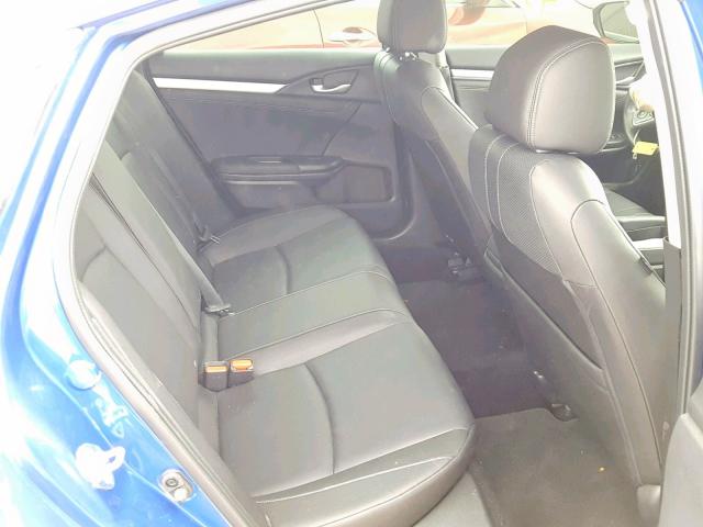JHMFC1F74JX021159 - 2018 HONDA CIVIC EXL 蓝色 照片 6
