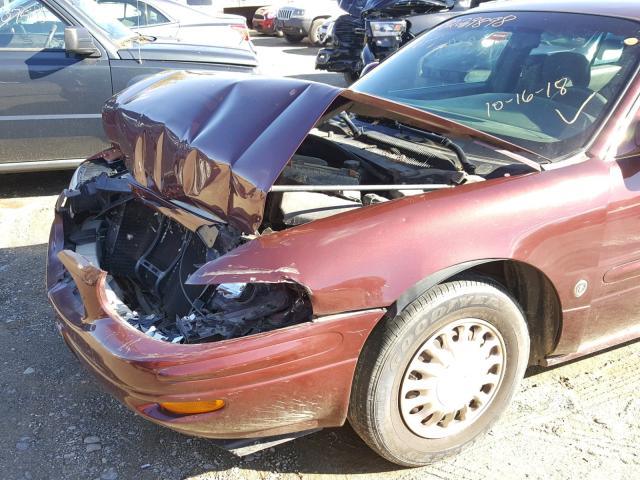 1G4HP52K55U129020 - 2005 BUICK LESABRE CU MAROON photo 9