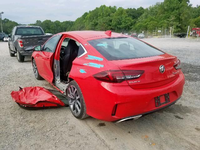 W04GS6SS9J1172463 - 2018 BUICK REGAL GS RED photo 3
