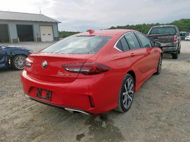 W04GS6SS9J1172463 - 2018 BUICK REGAL GS RED photo 4