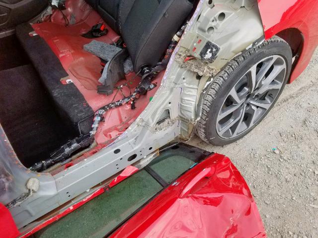 W04GS6SS9J1172463 - 2018 BUICK REGAL GS RED photo 9