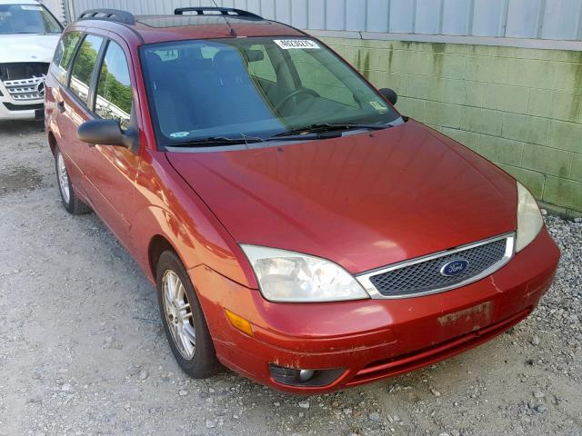 1FAFP36N95W201397 - 2005 FORD FOCUS ZXW RED photo 1