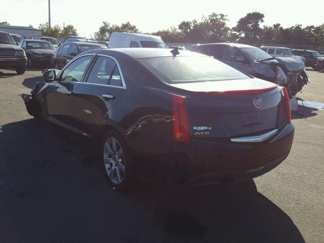 1G6AA5RA8D0165524 - 2013 CADILLAC ATS BLACK photo 3